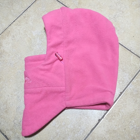 Youth Pink Fleece Head Warmer O/S - Picture 2 of 5